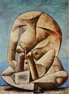 Picasso - Große Badende mit Buch